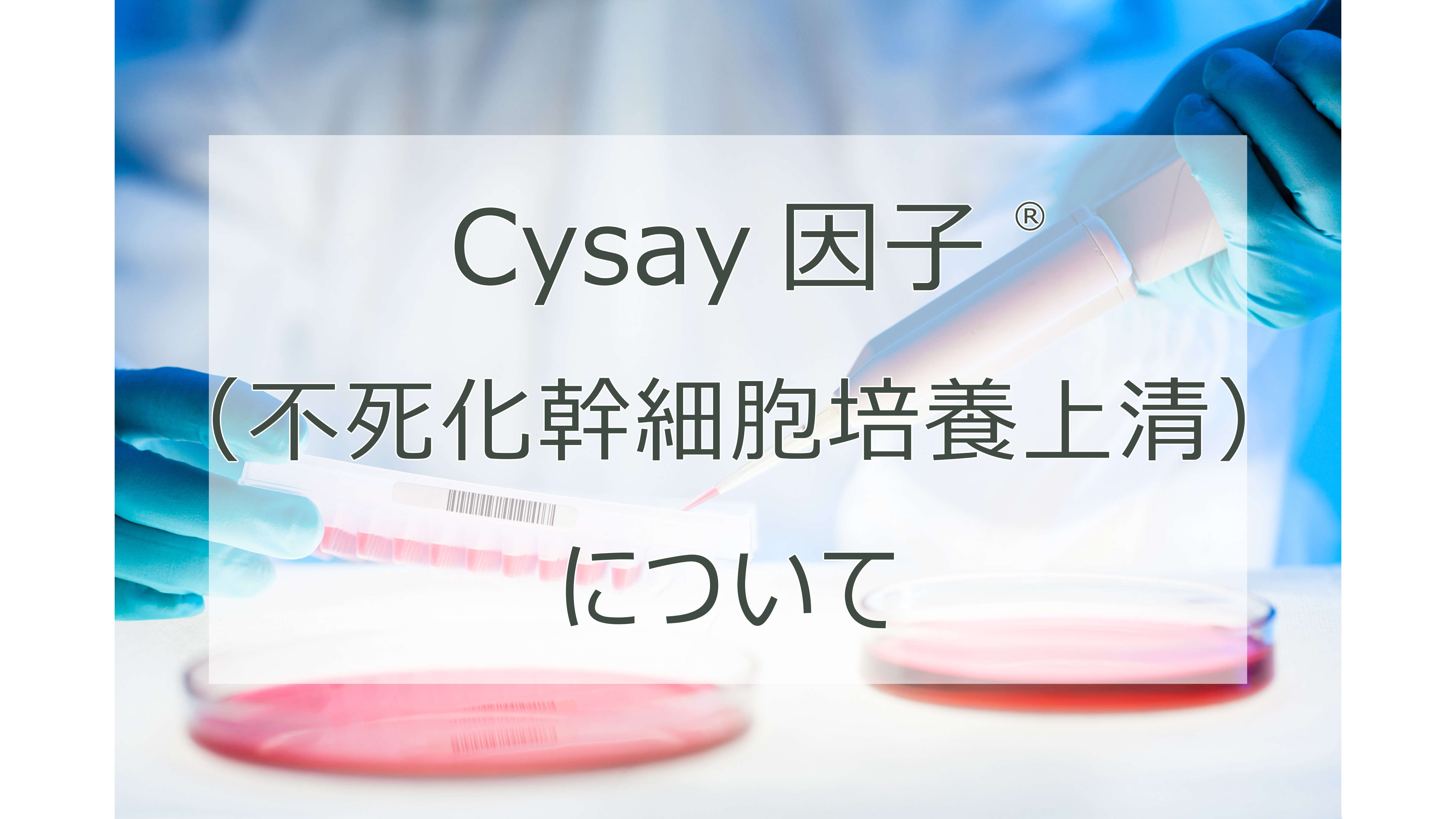 Cysay因子®について